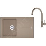 Franke - colonnes - ensemble g279ka, vier en fragranit bfg 611 - 78 et robinet fp 6018. 424, cachemire ...