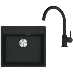 Franke colonnes - set de cuisine g274m?, vier en fragranit mrg 610 - 52 rtl + robinet fn 6018. 901, ...