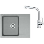 Franke - colonnes - set de cuisine t110?, évier en tectonite oid 611 - 62 + robinet fn 3230. 031, gris ... Franke - colonnes - set de cuisine t110?, évier en tectonite oid 611 - 62 + robinet fn 3230. 031, gris ...