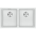 Franke - cuve maris fragranit mrg 120 - 35 - 35 - blanc artic - automatique - 753 x 433 x 200mm (sous ...