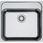 Franke - cuve smart srx 210 - 50 en inox - 530 x 510 x 171 mm - sous - meuble 55 cm - vidage manuel