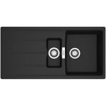 Franke - evier centro fragranit + cng651 - black