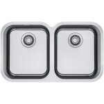 Franke - evier smart srx120 - 34 - 34 - inox lisse - vidage : automatique