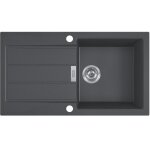 Franke - sirius - 2. 0 s2d 611 - 78 tectonite® evier à encastrer noir Franke - sirius - 2. 0 s2d 611 - 78 tectonite® evier à encastrer noir