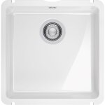 Franke - vier de cuisine kubus fraceram kxk 110 - 41 blanc - 445 x 454 mm - sous - meuble 50 cm - vidage ... Franke - vier de cuisine kubus fraceram kxk 110 - 41 blanc - 445 x 454 mm - sous - meuble 50 cm - vidage ...