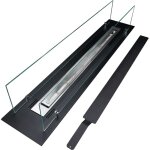 Frankystar - brûleur éthanol pour cheminée 1 l, en acier inoxydable et verre trempé 99 cm Frankystar - brûleur éthanol pour cheminée 1 l, en acier inoxydable et verre trempé 99 cm