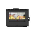 Insert pour chemine  bois f. lli lerda l - 80 bifacial plus vulcano 16 kw