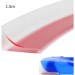 1. 5m seuil de douche barrage d'eau pliable silicone barrire de douche autocollante joint porte douche ...