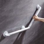 135 barre d'appui douche pour baignoires acier inoxydable pvc barre de maintien pour handicaps et les ...