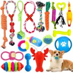 18pcs jouets pour chien jouet chien corde durables indestructible jouet � m�cher corde de dentition pour ...