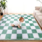 Freosen - tapis salon shaggy 120 x 160 cm descente de lit tapis poils longs doux pour salon chambre canapé ... Freosen - tapis salon shaggy 120 x 160 cm descente de lit tapis poils longs doux pour salon chambre canapé ...