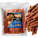Friandises pour chiens : b�tonnets moelleux au canard et au riz uniq pets 500 g