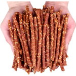 Friandise pour chien, snack b�tonnets de canard moelleux au riz hau&miau 500g