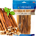 Friandise naturelle � m�cher pour chien petmex intestins de b?uf s�ch�s 100 g