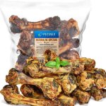 Friandises naturelles � m�cher pour chien petmex jambon s�ch� os de porc 10 pi�ces.