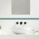 Plage - frise d�corative adh�sive, petits traits, dessin�s, bleu canard, 5 cm x 300 cm