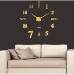 Frixovel - horloge murale design moderne - horloge murale 60cm - 120cm - silencieuse diy home office ...