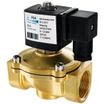 Électrovanne laiton 1 - 24v dc - contact nf - 10 bars - fsa - Électrovanne laiton 1 - 24v dc - contact nf - 10 bars - fsa -