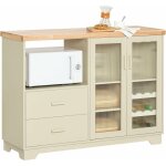 Fsb81 - mi buffet placard de cuisine avec 2 portes vitrées meuble micro - ondes armoire de cuisine multi ... Fsb81 - mi buffet placard de cuisine avec 2 portes vitrées meuble micro - ondes armoire de cuisine multi ...