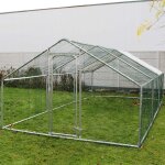 Wiltec parc enclos pour petits animaux domestiques ? 6 x 3 x 2 m ? en acier ? clture verrouillable avec ...