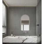 Fugaflow eccelente arredo miroir de salle de bains - 40x80cm - arche - �clairage led indirect - chauffage ...