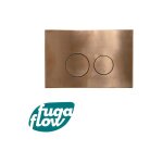 Eccelente press plaque de commande dualflush pour bti - support geberit up320 mtal boutons ronds cuivr ...
