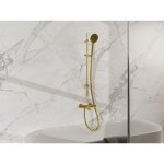 Fugaflow - eccelente sobrado mitigeur baignoire - avec barre curseur - douchette ronde - flexible lisse ...