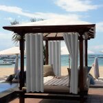 Fuhuida trading - rideau occultant extrieur jardin patio gazebo coupe - vent protection uv rsistant ...