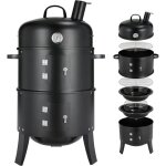 Tlgreen - fumoir barbecue avec chemine, gril  charbon, fumoir  baril, barbecue  charbon de bois bbq, ...