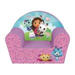 Fauteuil club pour enfant gabby et la maison magique fun house l. 52 x p. 33 x h. 42 cm - origine france ...