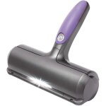 Fur daddy sweeper brush - brosse anti poils animaux - ramasse poils chat / chien - violet et gris