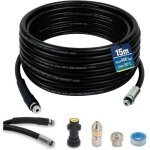 Furet d�boucheur canalisation 15m 400 bar compatible karcher k2 - k7 ? tuyau flexible haute pression ...