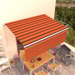 Jinlefu - furniture limited - auvent manuel rtractable avec store 4x3 m