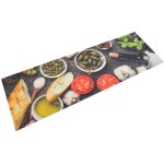Vidaxl - furniture limited - tapis de cuisine lavable impression vin dner