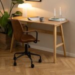 Furniture to go - bureau 1 tiroir 120x60x75 cm dcor chne