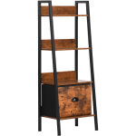 Furniturer �tag�re � �chelle, �tag�re mince, biblioth�que pour bureau � domicile, salon, chambre � coucher, ...