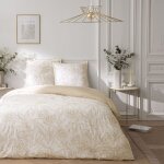 Future home - parure de lit 2 personnes en satin de coton rversible 260x240cm