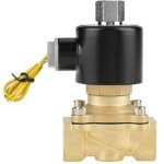 G3 / 4  12v dc n / o lectrovanne lectromagntique normalement ouverte, lectrovanne en laiton pour ...