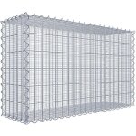 Gabiona - gabiondeco - gabion  mailles trs fines pour gravillon 100 cm x 60 cm x 30 cm (l x h x p). ...