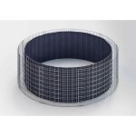 Gabiona - gabiondeco - jardini�re ronde diam�tre ext�rieur 352 cm. hauteur 50 cm. mailles 5 x 5 cm. �paisseur ...