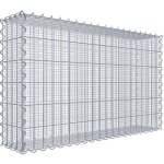 Gabiona - gabiondeco - gabion  mailles trs fines pour gravillon 100 cm x 60 cm x 20 cm (l x h x p). ...