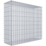 Gabiona - gabiondeco - gabion  mailles trs fines pour gravillon 100 cm x 90 cm x 30 cm (l x h x p). ...