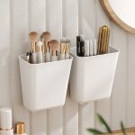 Gabrielle - lot de 2 boîtes de rangement autocollantes murales pour portes d'armoires de cuisine, pour ... Gabrielle - lot de 2 boîtes de rangement autocollantes murales pour portes d'armoires de cuisine, pour ...
