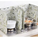 Gabrielle - lot de 2 protections murales pliables anti - claboussures pour cuisinire  gaz, plaque ...