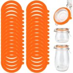 Gabrielle - lot de 30 joint bocaux en silicone, 70 x 95 mm interchangeables joint bocaux, caoutchouc ... Gabrielle - lot de 30 joint bocaux en silicone, 70 x 95 mm interchangeables joint bocaux, caoutchouc ...