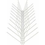 Gabrielle anti pigeon 3 mtres de pics anti pigeon en acier inoxydable 4 ranges longueur totale 300 ...