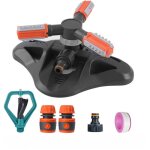 Gabrielle - arroseur de jardin, irrigation automatique par aspersion de pelouse rotative � 360 � � 3 ...
