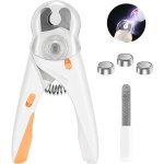 Gabrielle - coupe - griffes pour chat et chien avec clairage led, protection de scurit, lime  ongles ...