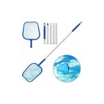 Cumoire de piscine, kit de nettoyage de feuilles, filet de piscine avec perche tlescopique de 1400 cm, ...