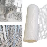 Gabrielle - filet de protection pour chat grillage plastique blanc, filet de s�curit� enfant, filet chat ...